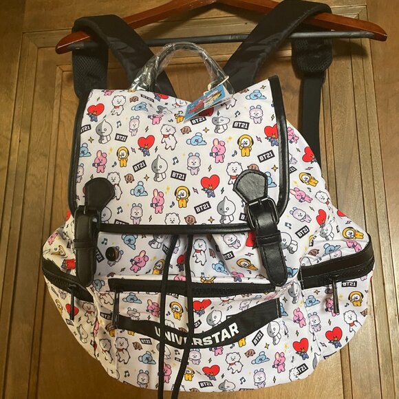 BT21 Universtar All over Print Loungefly Style Bag. Miniso Direct & Discontinued - Picture 15 of 16